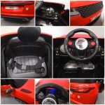 Obrazek produktu Cabrio F4 czerwony, autko na akumulator, miękkie koła Eva