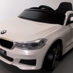 Obrazek produktu BMW 6GT Biały Miękkie koła Eva, miękki fotelik, Licencja, Autko na Akumulator