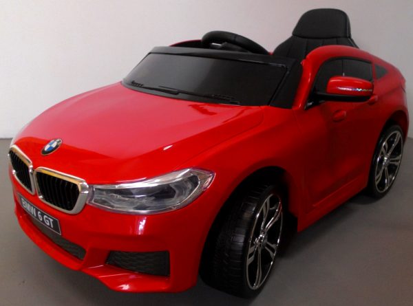 Obrazek produktu BMW 6GT czerwony Miękkie koła Eva, miękki fotelik, Licencja, Autko na akumulator