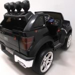 Obrazek produktu Cabrio LONG czarny, miękkie koła Eva, Duże Autko Na Akumulator