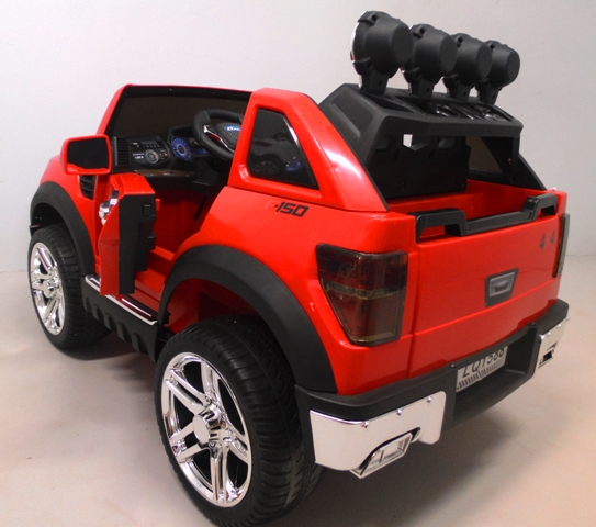 Obrazek produktu Cabrio LONG czerwony, miękkie koła Eva, Duże Autko Na Akumulator
