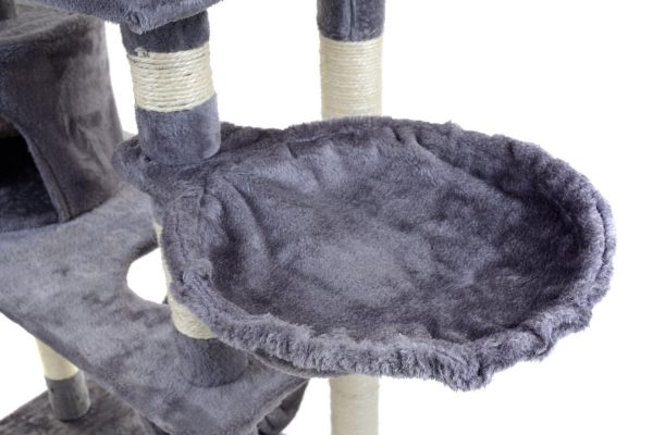 Obrazek produktu Drapak dla kota z hamakiem szary
