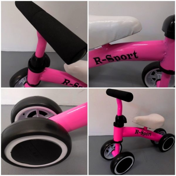 Obrazek produktu Rowerek biegowy R11 różowy R-Sport, jeździk