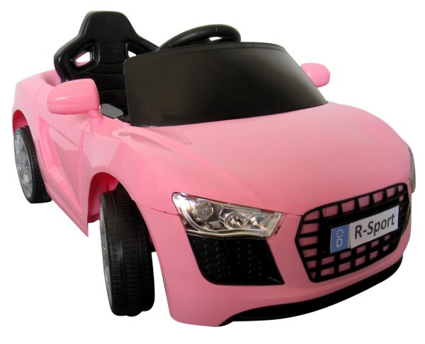 Obrazek produktu Cabrio AA4 różowy, autko na akumulator, funkcja bujania