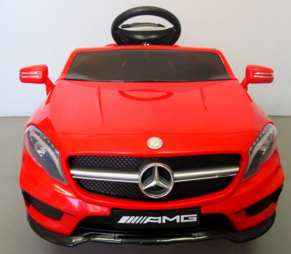Obrazek produktu Mercedes GLA45 Czerwony, Autko na Akumulator, Miękkie koła Eva, miękki fotelik, Licencja