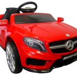 Obrazek produktu Mercedes GLA45 Czerwony, Autko na Akumulator, Miękkie koła Eva, miękki fotelik, Licencja