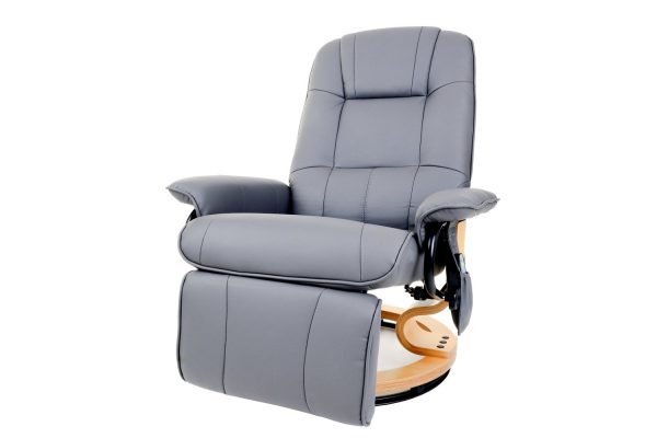 Obrazek produktu Fotel TV wypoczynkowy z masażem, grzaniem i podnóżkiem