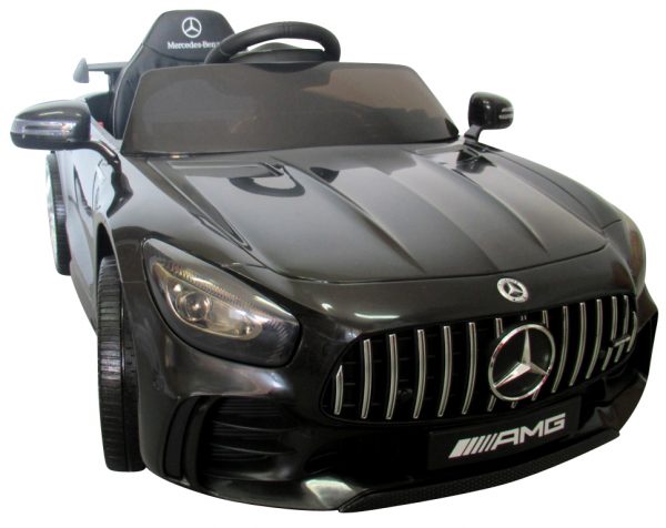 Obrazek produktu Mercedes GTR czarny Miękkie koła Eva, miękki fotelik Licencja