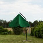 Obrazek produktu Parasol Ogrodowy na wysięgniku bocznym, składany Zielony