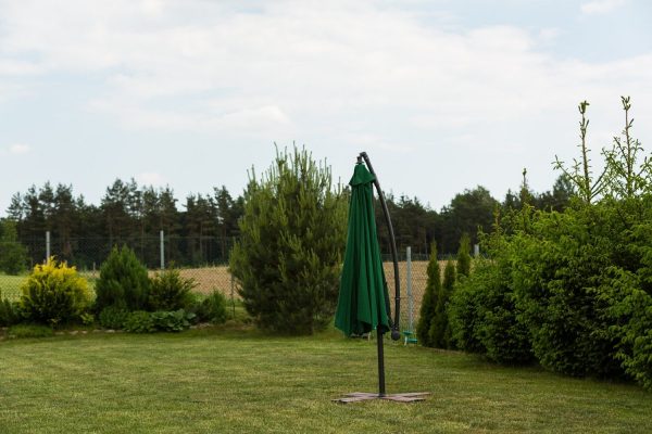 Obrazek produktu Parasol Ogrodowy na wysięgniku bocznym, składany Zielony