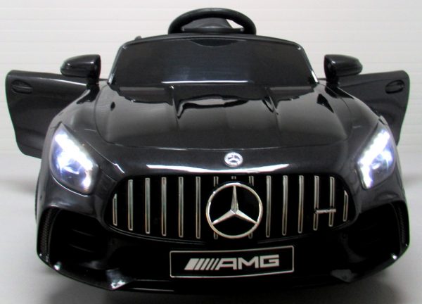 Obrazek produktu Mercedes GTR-s czarny na akumulator Miękkie koła Eva miękki fotelik