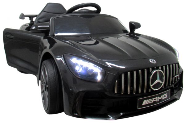 Obrazek produktu Mercedes GTR-s czarny na akumulator Miękkie koła Eva miękki fotelik