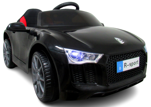 Sportowe autko auto na akumulator Cabrio B44 Black Skóra