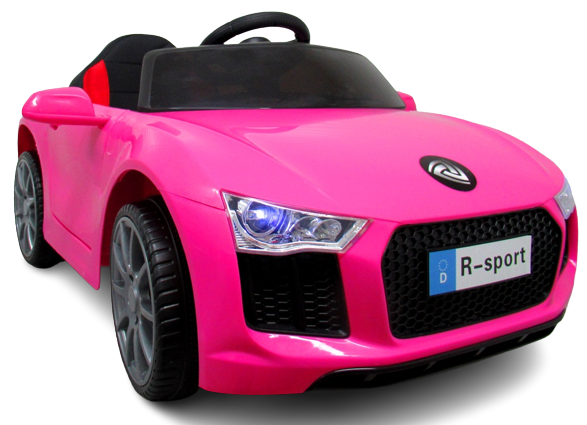 Sportowe autko auto na akumulator Cabrio B44 Pink Skóra